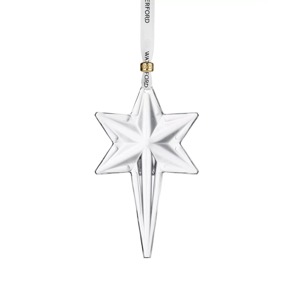 Waterford 2025 Annual Snowstar Crystal Christmas Ornament Holiday Decor